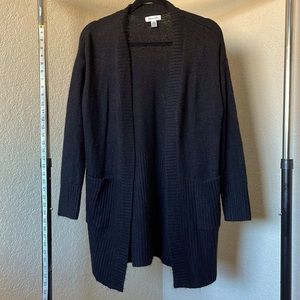Calvin Klein Black Long Cardigan